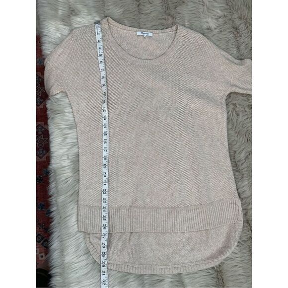 Madewell Chronicle Texture Pullover Sweater Beige Medium - Picture 7 of 7